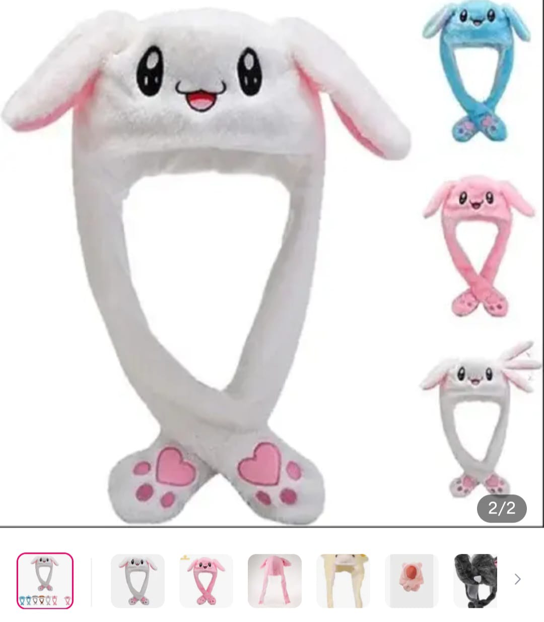 Bunny Earmuffs Cute Plush Animal Ear Warmers |Fluffy Furry Ear Muffs For Winter| Ear Muff