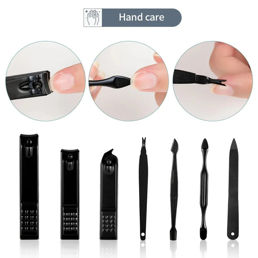Professional Manicure Set – Complete Nail Care Grooming Kit